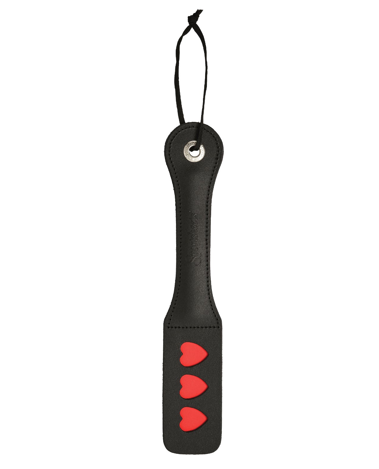 Sportsheets 12&quot; Leather Heart Impression Paddle
