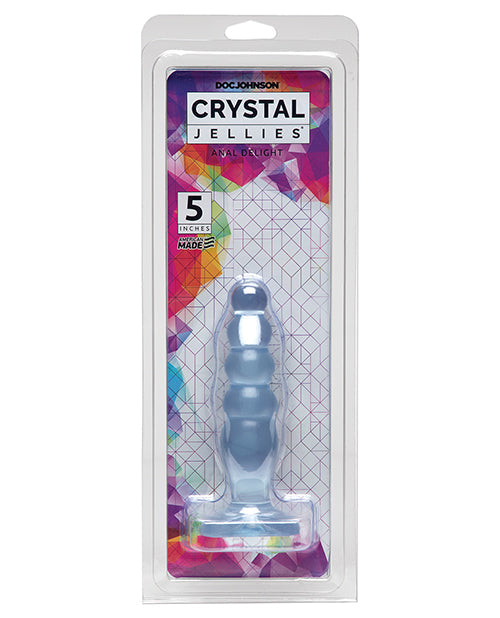 Crystal Jellies 5&quot; Anal Delight - Clear